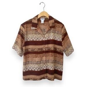 KORET Blouse Vintage Hawaiian  Shirt Size8P